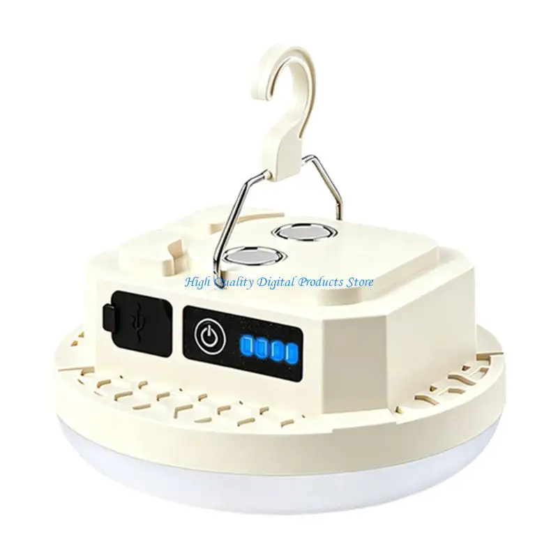 U2JE Rechargeable LED Camping Light Strong Lamp Portable Flashlight Tent Lamp Work