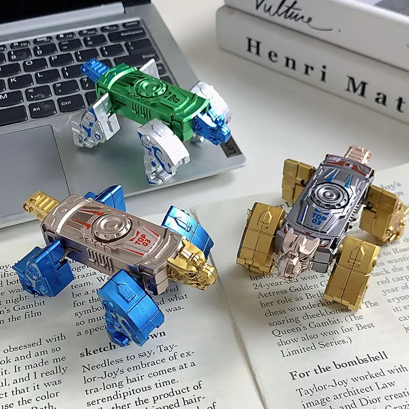 Transfiguratie Dinosaurussen Fidget Spinner Speelgoed Scholieren, beoordenaars Anti Stress Angst Drukbestendig Mute Speelgoed Gift