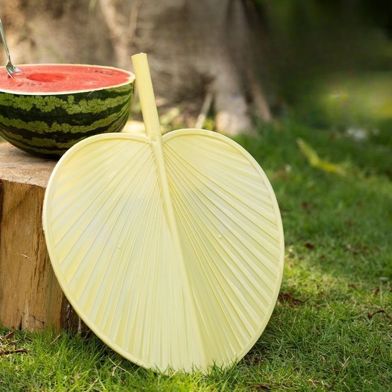 Hand-cranked Large Fan New Thickened and Enlarged Shock-proof Summer Fan Household Accessories Old-fashioned Banana-shaped Fan