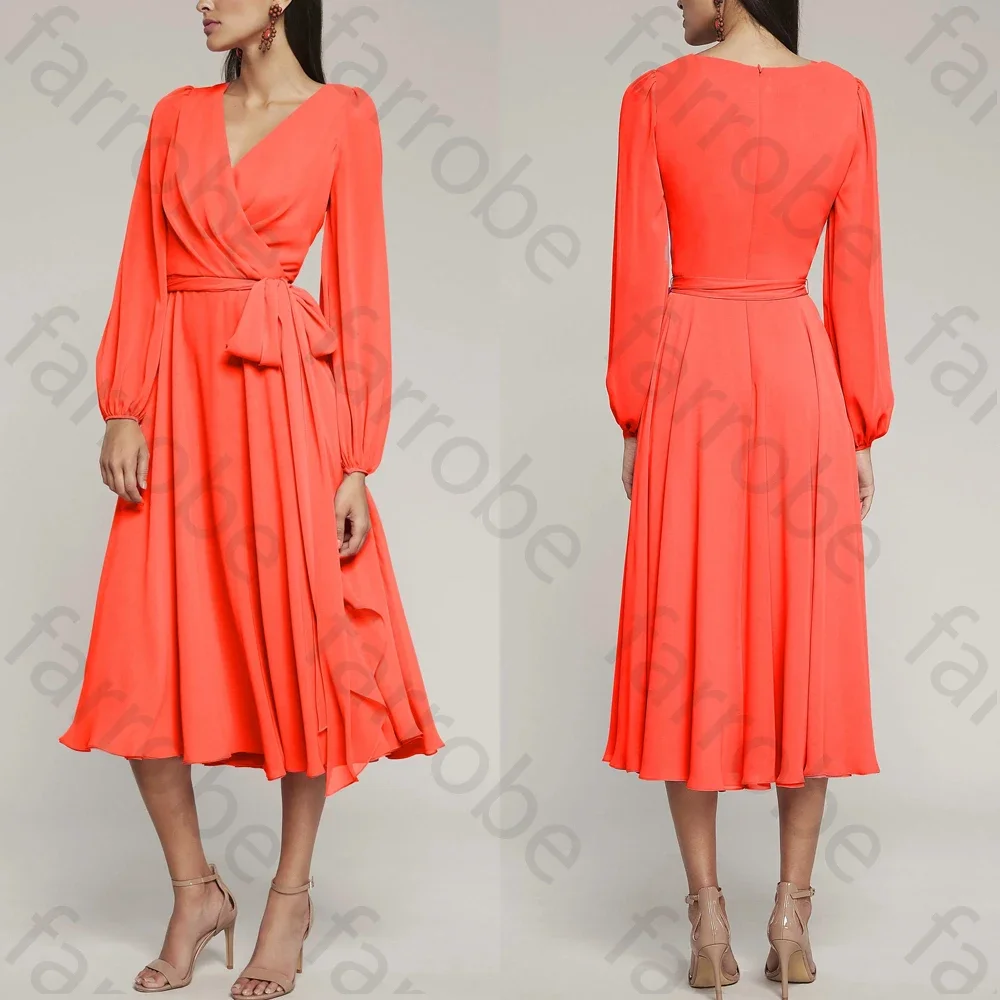 Элегантное платье трапециевидной формы с длинными рукавами по индивидуальному заказу, вечерние платья для торжественных случаев, высококачественные платья для выпускного вечера для женщин