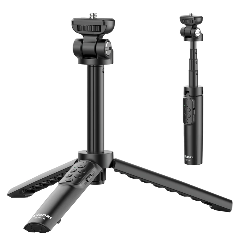 Ulanzi RMT-01 Wireless Bluetooth Extendable Selfie Stick Tripod One Click to Zoom for Sony Canon Nikon DSLR Camera