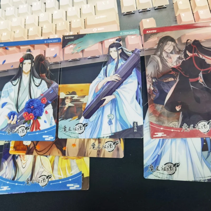 cartao-fotografico-oficial-autentico-do-anime-mo-dao-zu-shi-versao-jinse-cartao-colecionavel-de-pet-dupla-face-para-fas-de-anime