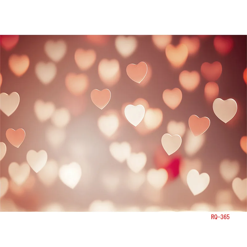 NITREE Red Heart-Shaped Creative Confession Scene Background Valentine's Day Love Photo Studio Photography Backdrops RQ-46