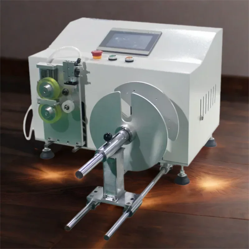 

Новый 3 в 1 цифровой автоматический счетный массив, функция электрических проводов, диаметр кабелей 60-300 мм, пилинг, зачистка, резка, намоточная машина