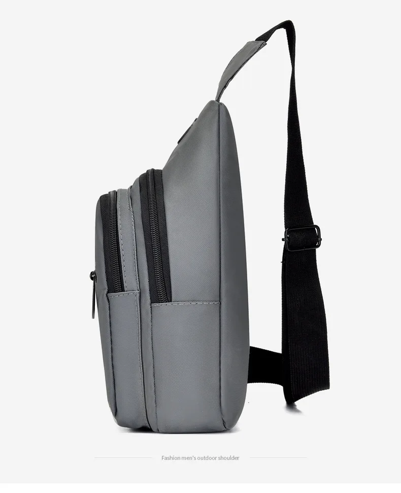 Men's Chest Bag 2025 New Casual Men's Bag Outdoor Sports Single Shoulder Crossbody Bag Business Commuter Waterproof Backpack