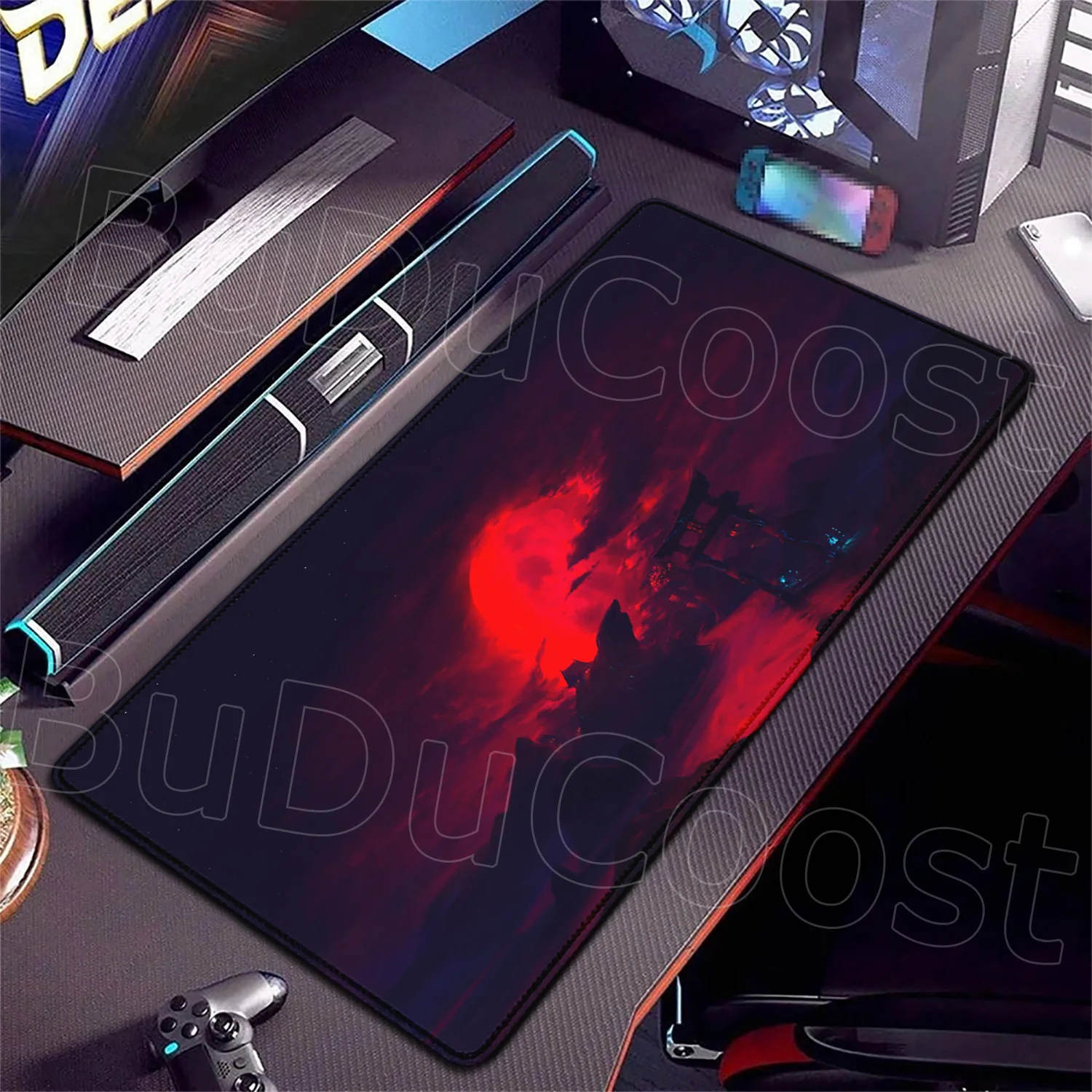 マウスパッド 大型 ゲーミング 自然風景 XXL マウスパッド コンピューター用 ラバーベース ホームオフィス マウスパッド デスクマット ゲーマー アクセサリー