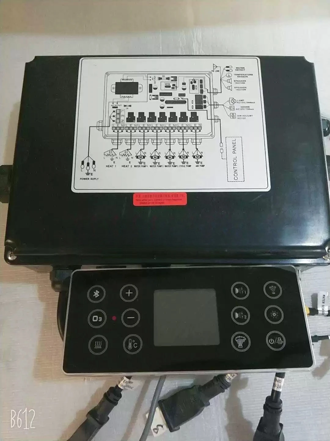 Touch Screen Control Box 220V For Large Kids Swimming Pool Spa Bathtub