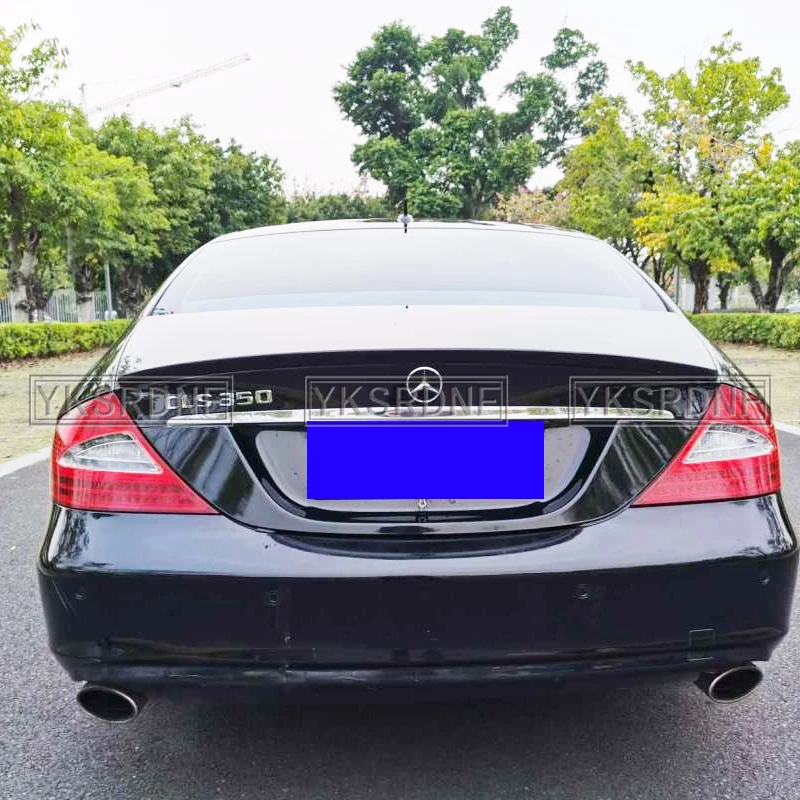 For Mercedes Benz CLS W219 CLS350 CLS550 2005-2010 AMG Style High Quality ABS Plastic Rear Spoiler Wing Trunk Lip Car Styling by