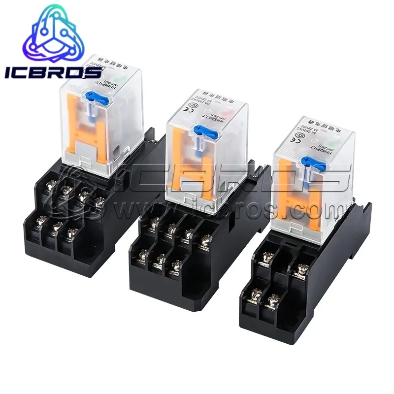 HH52P-LT Small With TesT Button HH52P 54P AC 220V Mask Machine, IntermedIate Relay HH54P