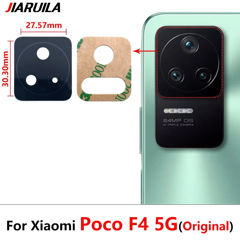 Camera Glass Lens Back Rear Camera Glass Lens For Xiaomi Poco M3 M4 F1 F2 F3 F4 F5 X3 GT X4 M4 Pro 4G 5G with Glue