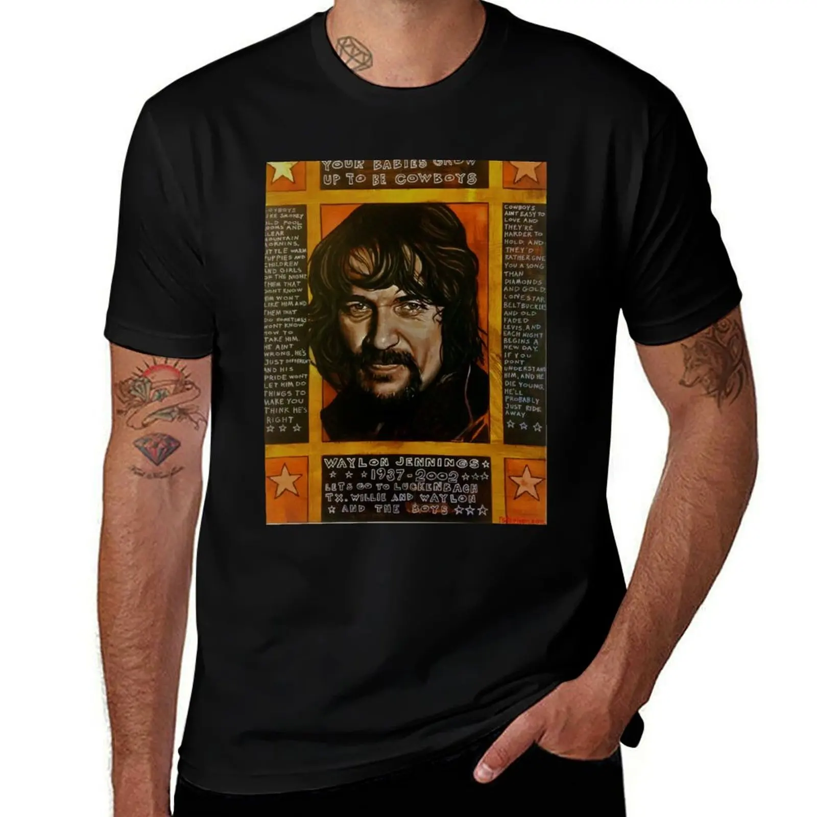 Waylon T-Shirt Christmas Casual Tee Shirt T-Shirt