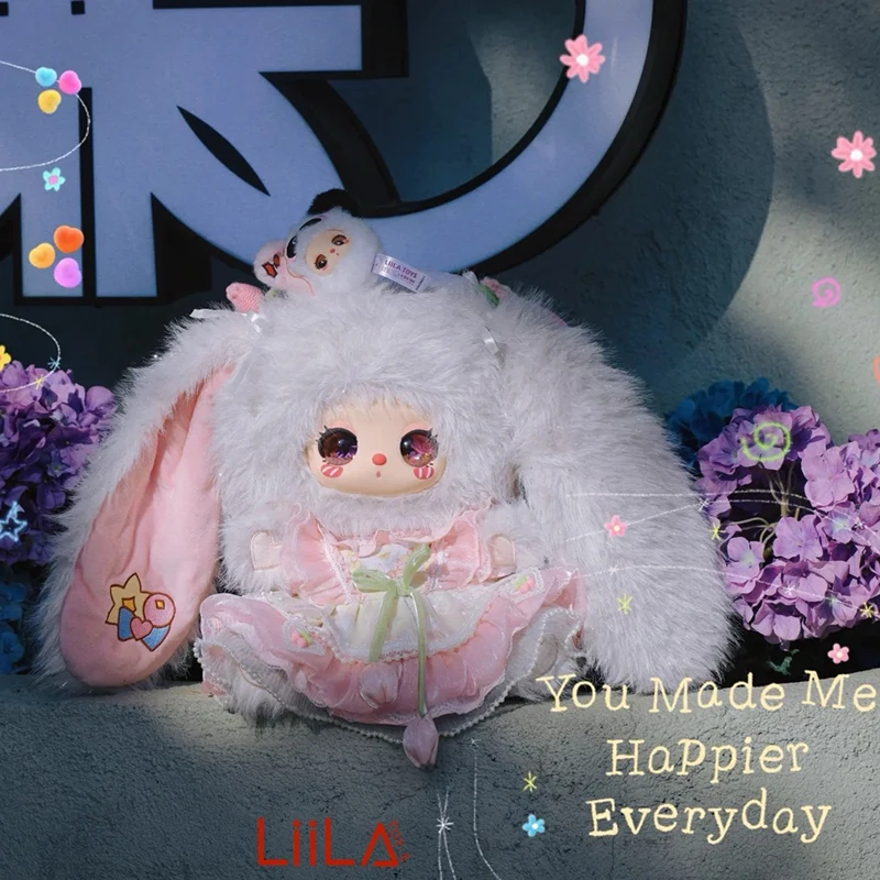 

Genuine Liila 600% V2 Blind Box Liila Tea Time With My Girl Series Mystery Box Trendy Vinyl Plush Doll Cute Toys Doll Girl Gift