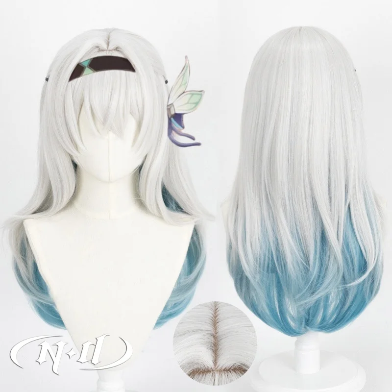 ND Cosplay Wigs Firefly Honkai Star Rail Cosplay Hair Wigs for Comic Con Coser Costume Theme Party Heat Resistant Synthetic