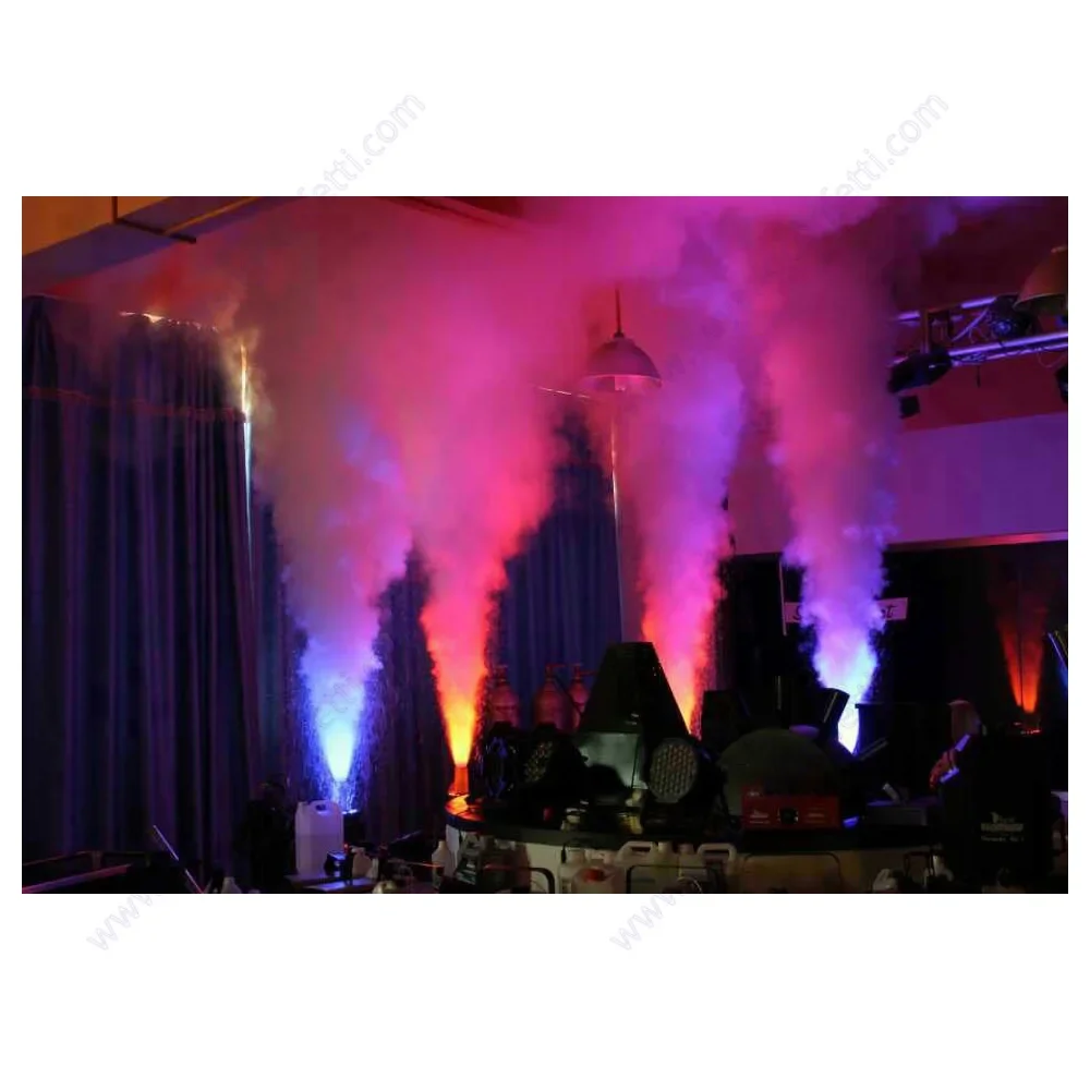 1500w Smoke Machine Color Changing RGB  24 Led Colorful Fog Led Stage Disco Dj Party Night Club Concert Pylons Event Decoration