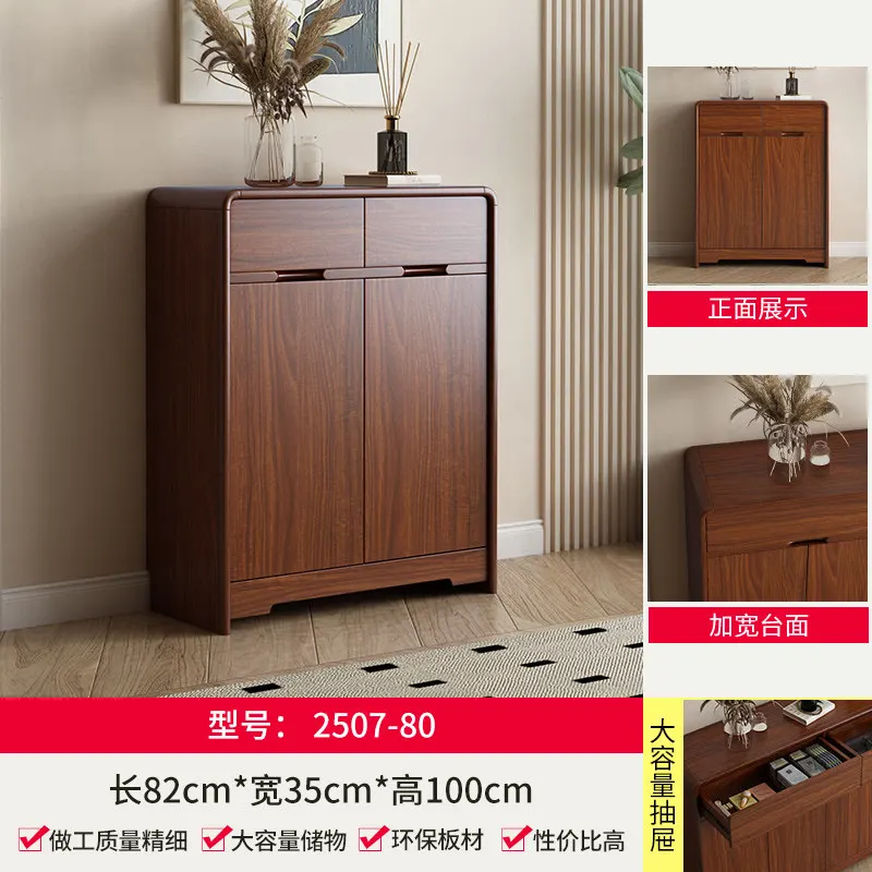 Wooden Doors Shoe Rack Multiple Storage Luxury Corner Shoe Cabinets Slim Farmhouse Zapatero Organizador Hallway Furniture