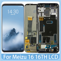 Original 6.0'' For Meizu 16 16th LCD M882H M882Q Display Touch Screen Digitizer Replacement Parts For Meizu16 16th Display