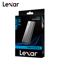 Lexar E300 SSD Case M.2 NVMe Original SSD Enclosure USB3.2 GEN2 TYPE-C to C for Solid State Drive 2230 / 2242 /  2260 / 2280 SSD