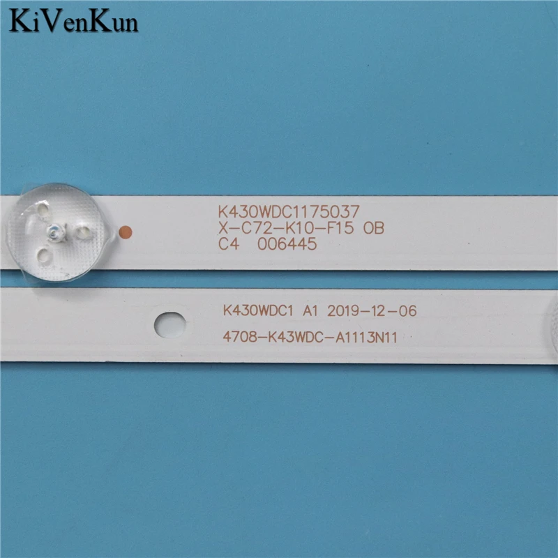 LED TV Bands Bar 4708-K43WDC-A1113N11 Backlight Strip SVK430AK1_WICOP_3LED_REV03 ชุดอาร์เรย์ K430WDC 1175037   ไม้กระดาน X-C72-K10-F15