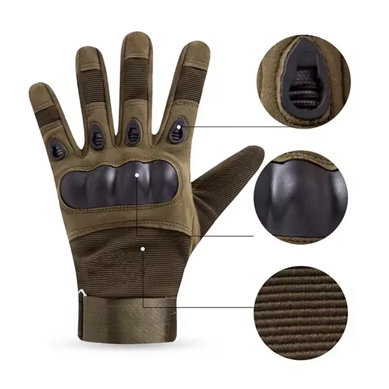 Sport Klettern Paintball Schießen Jagd Reiten Taktische Handschuhe Radfahren Handschuh Ski Voll Finger Finger Motorrad Handschuhe – Detail 4