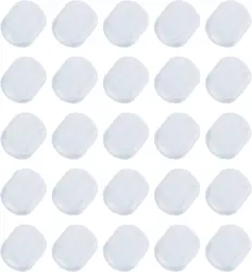 50Pcs/Lot Transparent Pads Soft Silicone Comfort Anti-Pain Earring Cushions DIY Clips Accessories Jewelry Findings Components