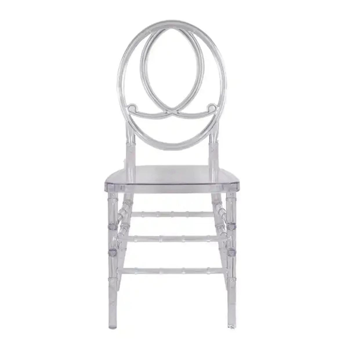 56pcs)Hot sale transparent plastic clear resin acrylic tiffany banquet hotel wedding chiavari phoenix chair