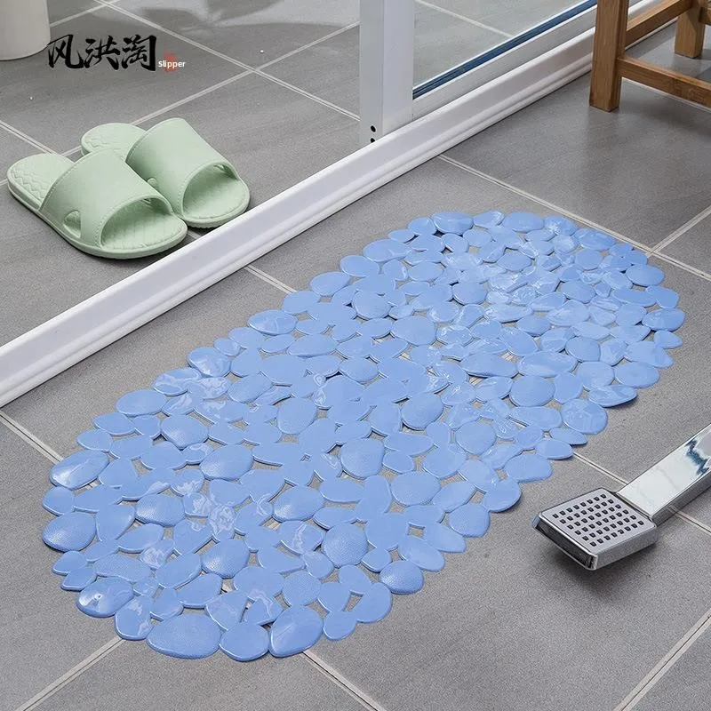 

Противоскользящий коврик для ванной из ПВХ, овальной формы, для пожилых людей и детей, для душа и ванны, декоративный напольный коврик для дома