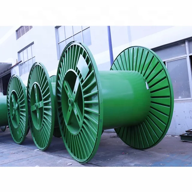 Collapsible Spool Drum Reel for Wire Cable and Pipes