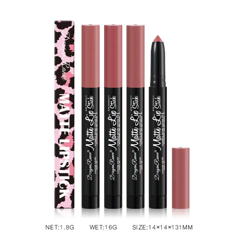 12-Color Matte Lipstick Pencil 6