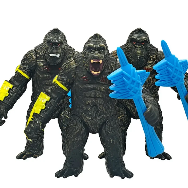 Godzilla VS King Kong 2 Large size  Robot Arm Roar King Kong PVC Action Figures Collectable Anime Model Toys Children Gifts