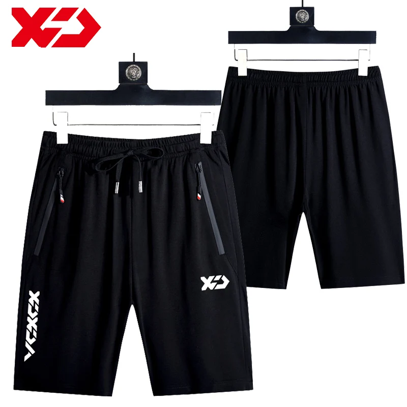 2024 Summer New Fishing Sports Shorts for Men's Thin Casual Quick Drying Beach Pants Large Ice Silk Breathable Fishing Shorts