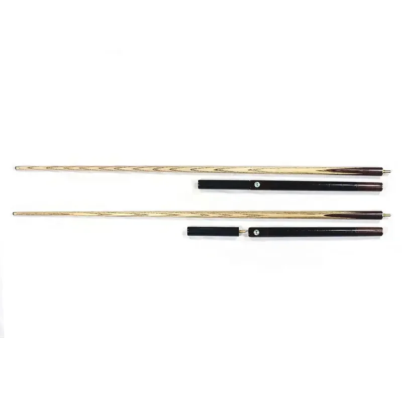 High Quality 3/4-pc Hand Made Ash Wood Fore Arm Snooker Cue With Extension 9/10mm Tip Size