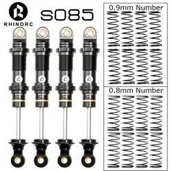 4Pcs Adjustable FULL METAL Shock Absorber For 2-4KG 1/10 RC MOA Shafty Crawler Car Rig S085 V2