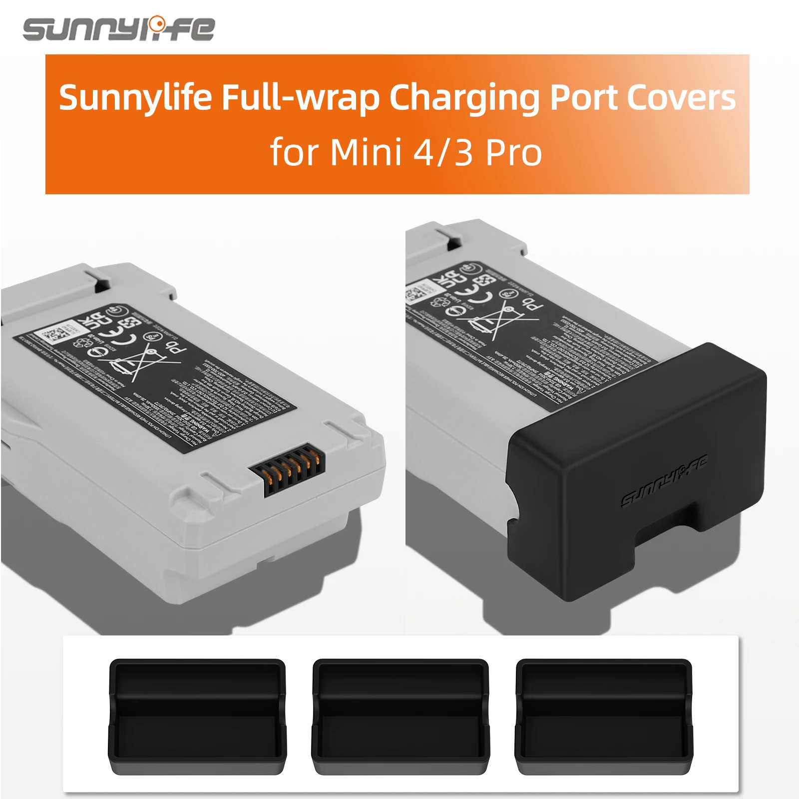 

3Pcs for DJI Mini 3 Charger Port Protector Cover Battery Dust proof For DJI Mini 3Pro/Mini 4 Pro Drone Accessories