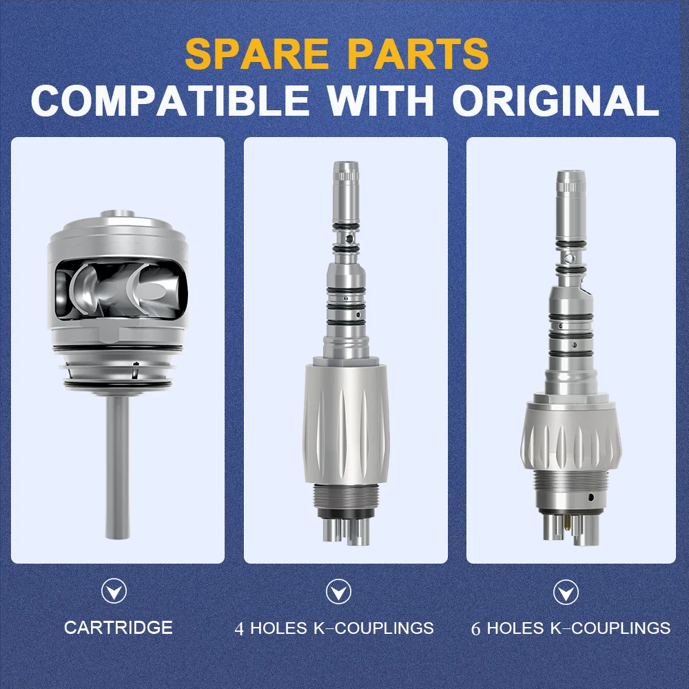 Dental Air turbine handpiece AI-M800L/M900L Series Mini Head Szybka standardowa głowica optyczna z innym połączeniem KV/NK