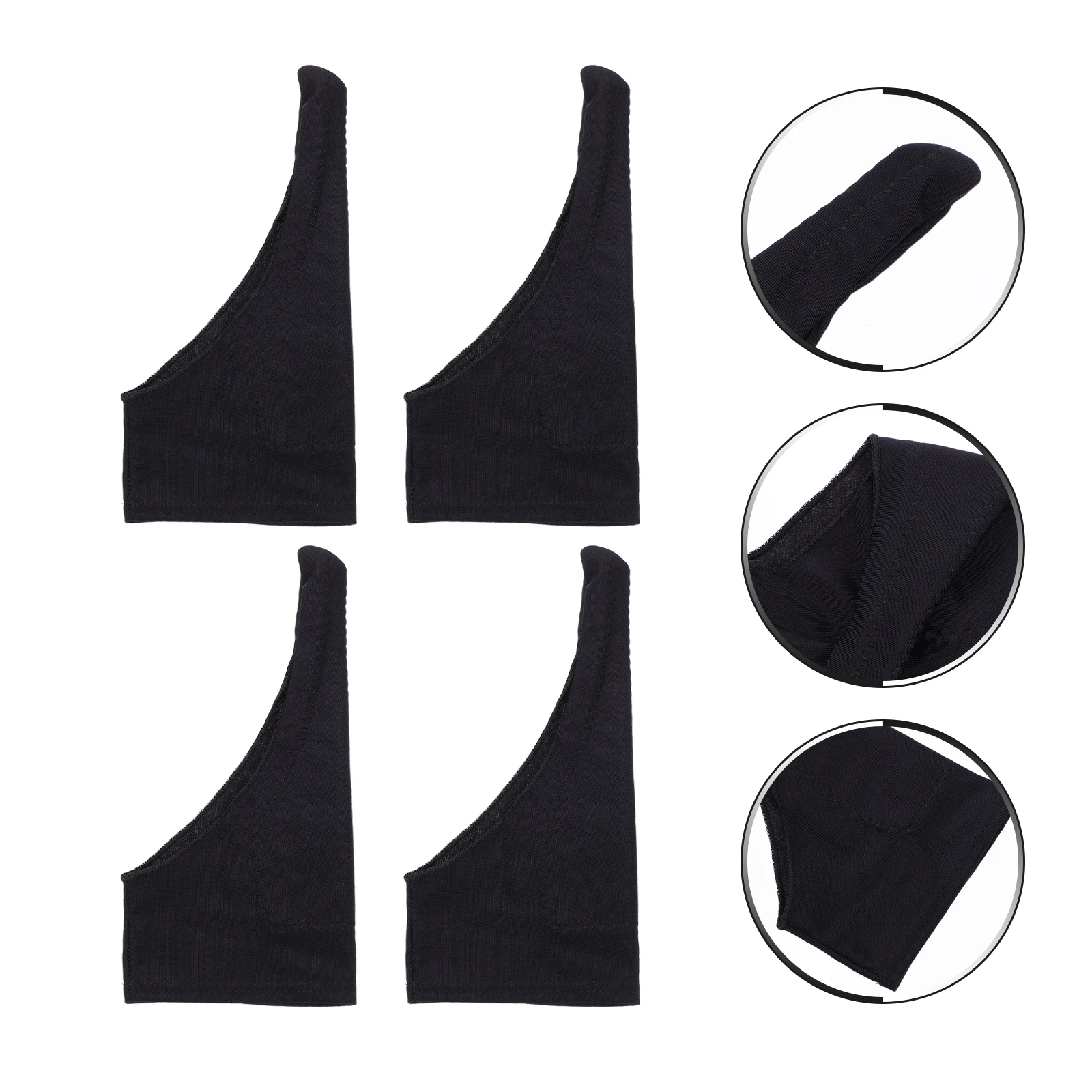

4pcs Drawing Gloves For Digital Art Anti-Mistouch Sweat Absorption Anti-Slip Protection Graphic Tablets Touchscreens Artist