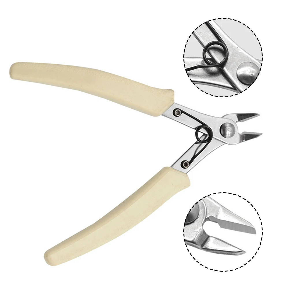 Bending Pointed Nose Plier 45 # Steel+PP Handle Jewelry Making Made Of 45# Steel Blade And PP Handle Practical