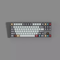 KKB Mechanic Theme Keycaps Russian Cherry Profile Keycap PBT Custom Keyboard Caps for Mechanical Keyboard Gaming Accessories