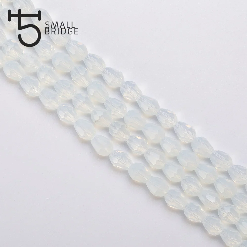 Austria Loose Opal Tear Drop Crystal Beads For Jewelry Making Women Diy Accessories Beads Briolette Glass Facedet Beads Z802