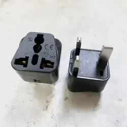 New 250v 13a Copper India Russia German French US EU AU to UK Singapore Malaysia Grounded Type G Wall Plug Travel Adapter Outlet