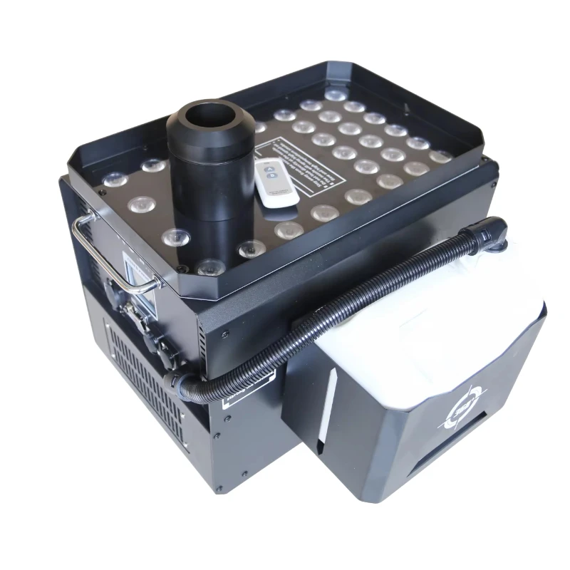 3500W Smoke Fog Jet Machine Rainproof DMX512 Fogging Machine LED RGB Air Gas Column Machine for Stage Concert Show Party Wedding