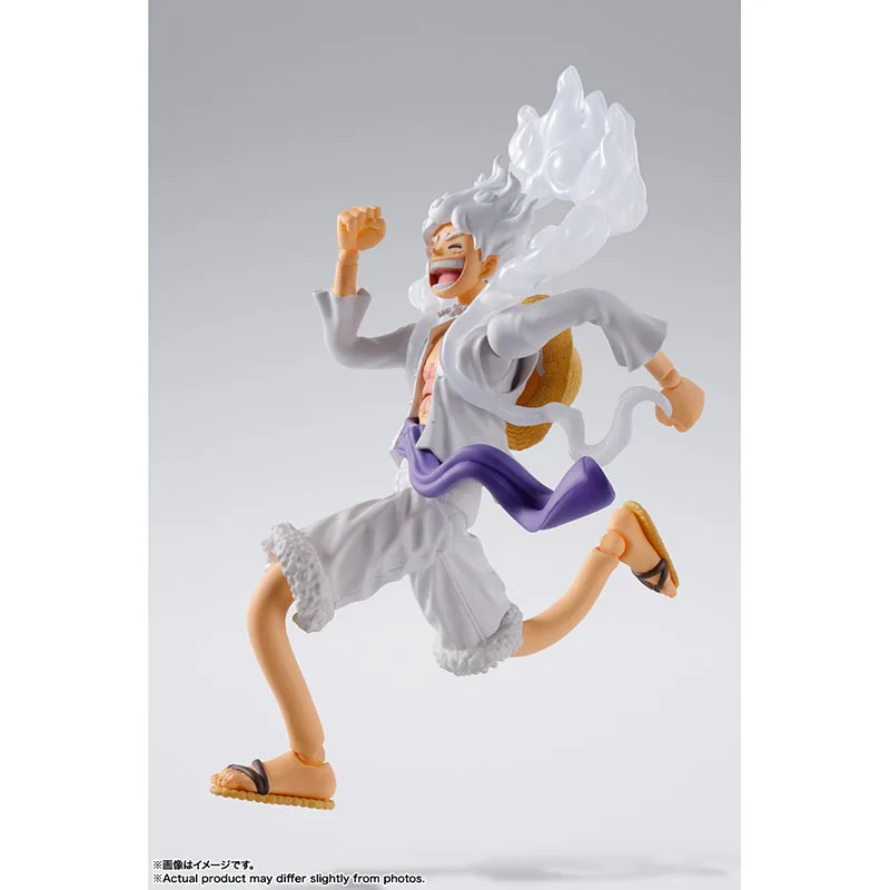 100% Original Bandai Sh Figuarts Shf One Piece Monkey.D.Luffy Gear 5 Gear5 Action Figuarts Anime Model Toys Pvc Figura Gifts