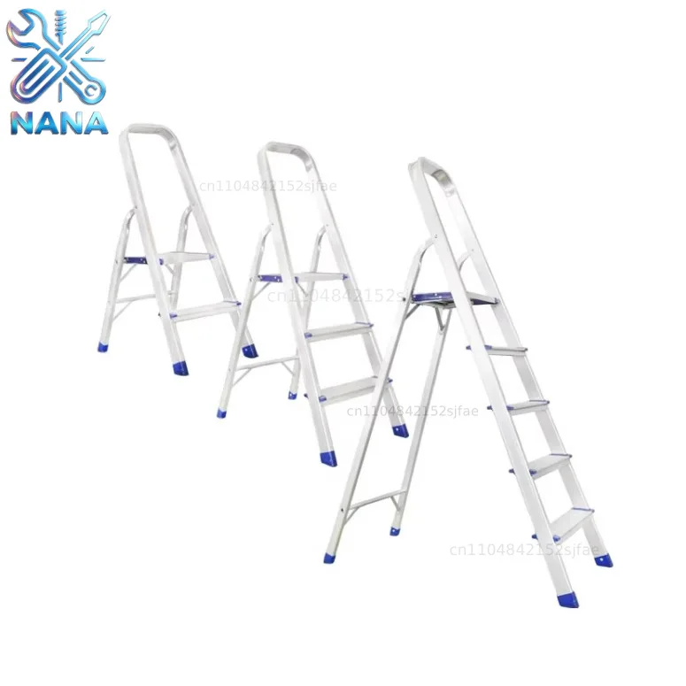 Manufacturer foreign trade household ladder gift, convenient household ladder, step-step ladder, folding aluminum alloy ladder,