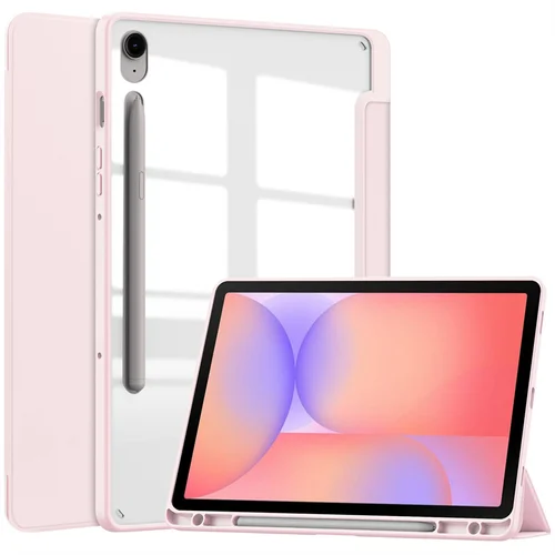 Imagen 2 del producto Para Samsung Tab S10 Lite funda con portalápices cubierta magnética inteligente trasera dura acrílica triple para Galaxy Tab S10 Lite funda de 10,9""