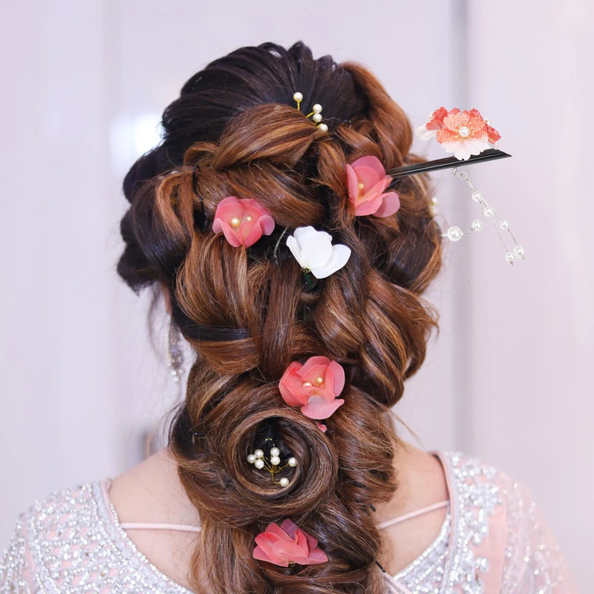 

Bridal Headwear Chinese Cultural Products Hair Accessories Vintage for Women Beauty Hairpins Tassel Style Japanese-style Stick