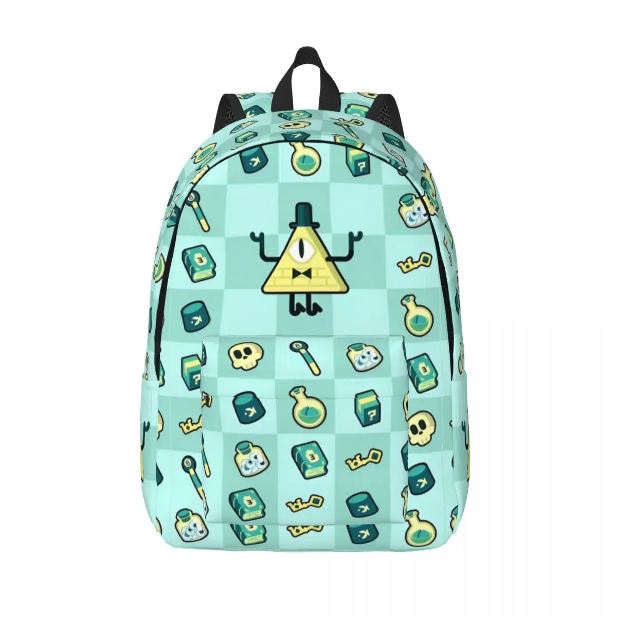 

Рюкзак Bill Cipher для мужчин и женщин, модный школьный рюкзак для работы с героями мультфильмов, аниме, сумка на плечо для колледжа, подарок