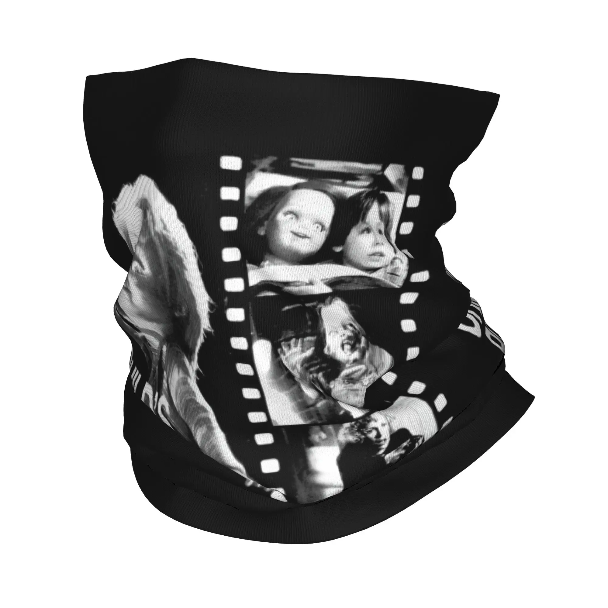 Custom Chucky Bandana Neck Gaiter for Ski Camping Men Women Wrap Scarf Child's Play Horror Movie Headband Warmer