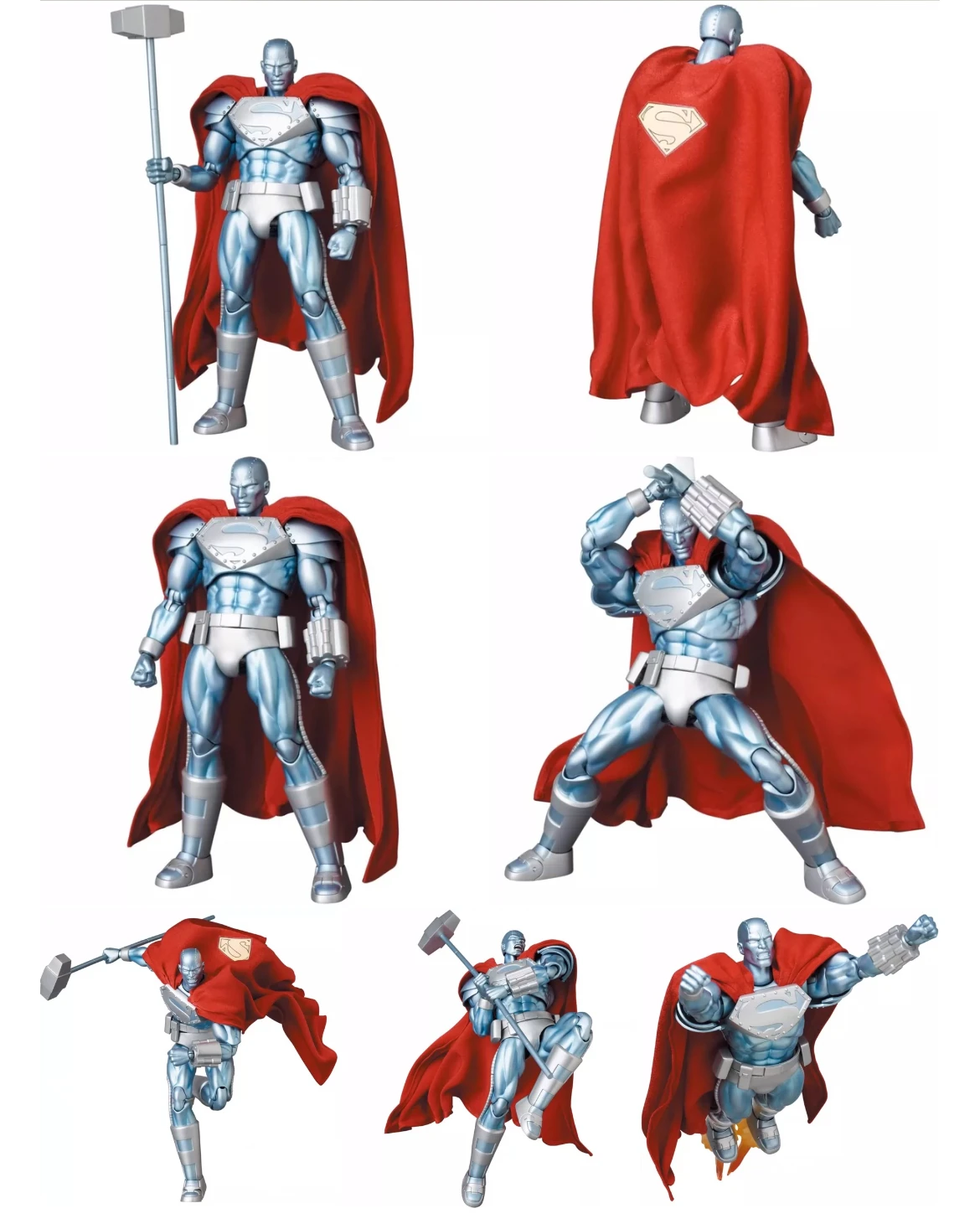 

Brand new Medicom MAFEX Superman Returns Steel Man Action Figure, DC, approximately 17cm in height