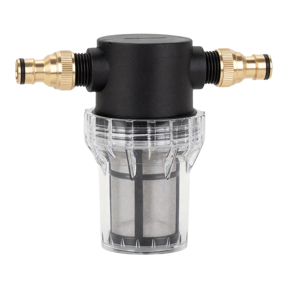 Stainless Steel Inline Hose Filter 100 Mesh for Sediment in For RV For Camping Water Lines 3/4 Inch with 4 O Rings