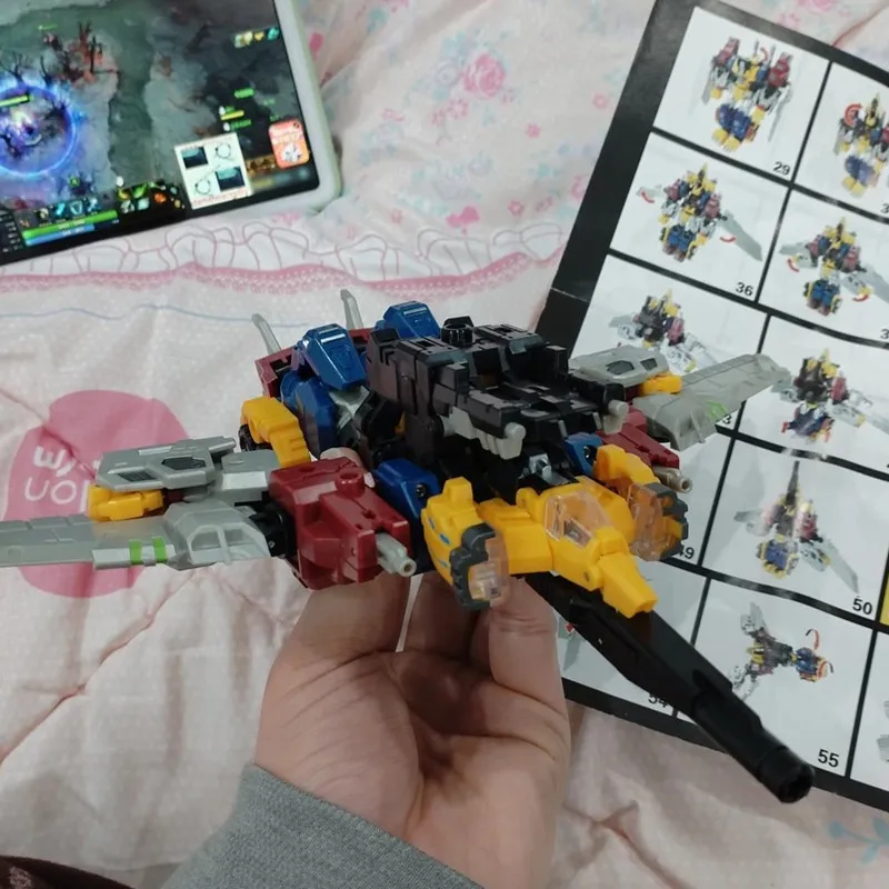 15 سنتيمتر لعبة التحول الصغيرة روبوت فيلم 7 KO JB01 JIALEHUANG أنيمي أربعة أشكال سيارة طائرة الحيوان عمل نموذج لجسم الاطفال 8802