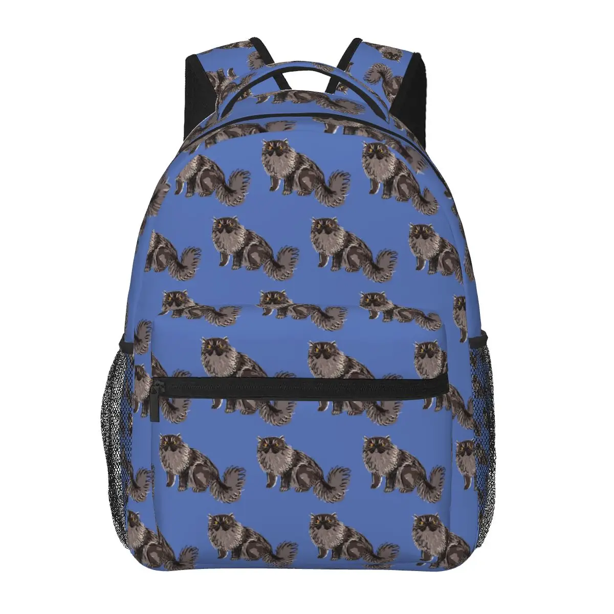 Gray Ginger And Siamese Kittens Cats Backpacks Boys Girls Bookbag Children School Bags Kids Rucksack Shoulder Bag Large Capacity